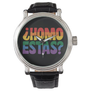 Montre Homo Estas Funky Espagnol Mexicain Gay Ally LGBTQ