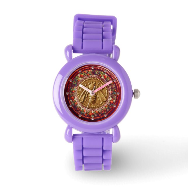 MONTRE HONEY BEE / ROUGE VERT FLORENTINE FLORALE COWN (Recto)