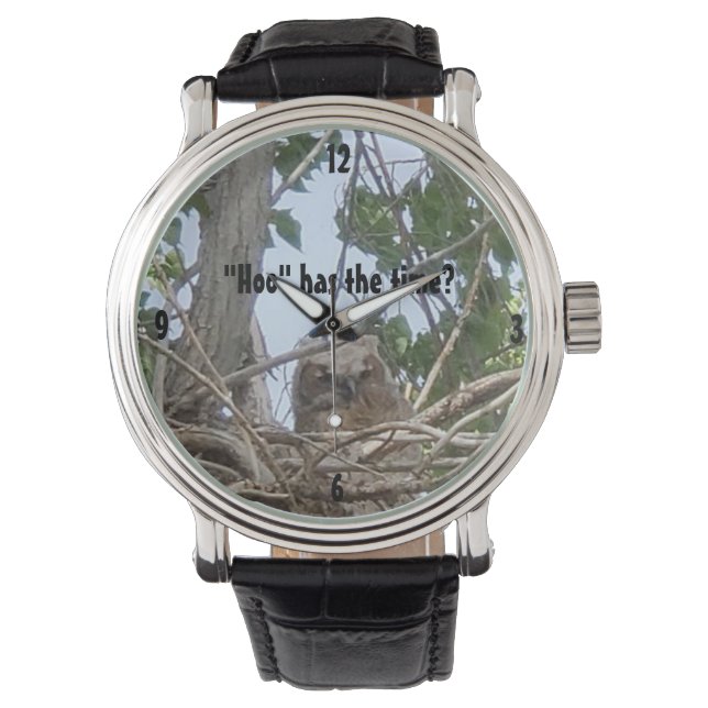 Montre "Hoo" A Le Temps | Poche perchée dans l'arbre phot (devant)