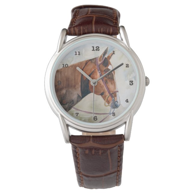 Montre Horloge cheval de Saratoga (devant)
