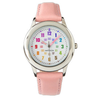Montre Horloge d’apprentissage, horloge pour enfants, cad