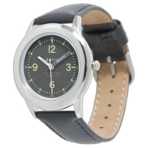 Montre Horloge d'aéronef de l'armée américaine rétro