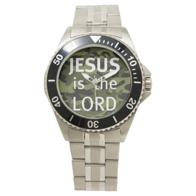 Montre Horloge « JÉSUS IS the LORD " (devant)