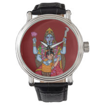 Horloge murale déesse Kali