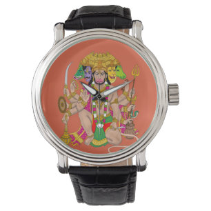 Montre Horloge murale Panchmukhi Hanuman