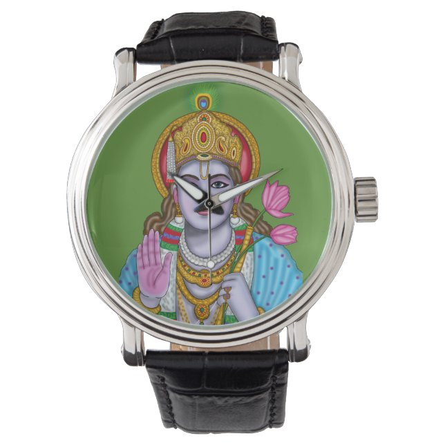 Montre Horloge murale Shree Krishna (devant)