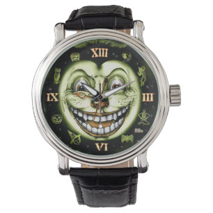 Montre Horloge noire 13 Halloween