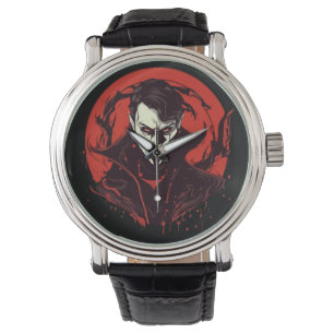 Montre Horreur à yeux rouges