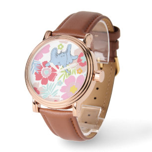 Montre Horton Entend Un Qui   Motif à fleurs Pastel