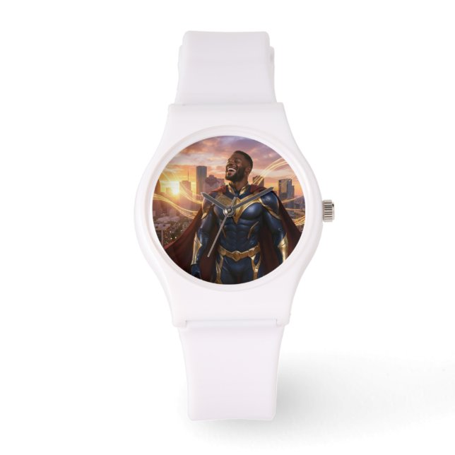 MONTRE HOUSTON - SUPERHÉROS (Recto)