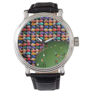 Montre Huile De Table De Huitième Ball Avec Boules Et Coe