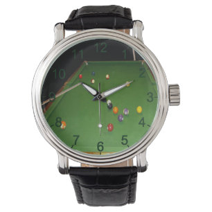 Montre Huile De Table De Huitième Ball Avec Boules Et Coe