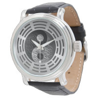 Huit Trigrammes Yin Yang Dragon Embossé