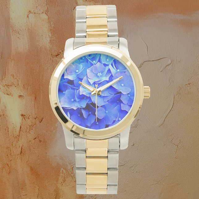 Montre Hydrangea Blues (Créateur téléchargé)