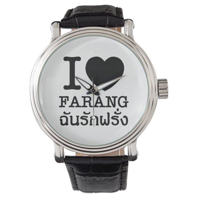 Montre I Black Heart (Amour) Farang (devant)