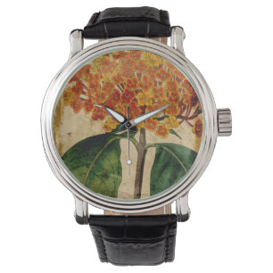 Montre I floral vibrant