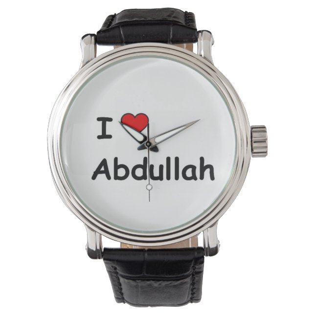 Montre I Love Abdullah (devant)