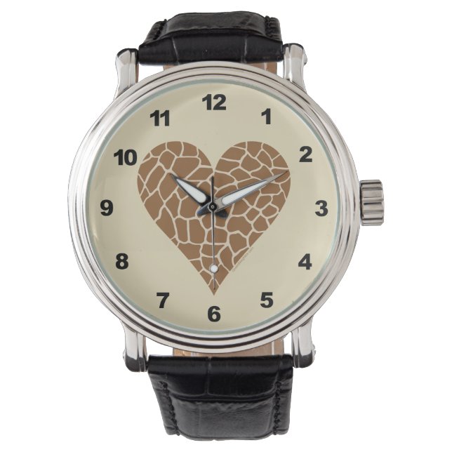 Montre I Love Giraffes (devant)