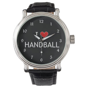 Montre I Love Handball, design populaire,