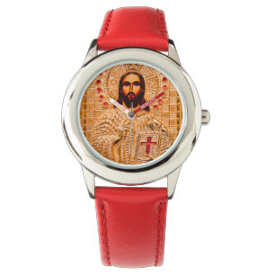 Montre Icône d'or de Jésus-Christ