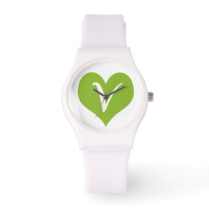 Montre Icône végétalienne simple