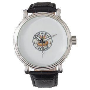 Montre Idée Cadeau Boulangerie Pain Chaton Maman Chaton -