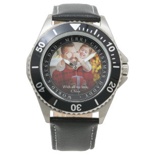 Montre Idée cadeau de Noël du meilleur papa du monde
