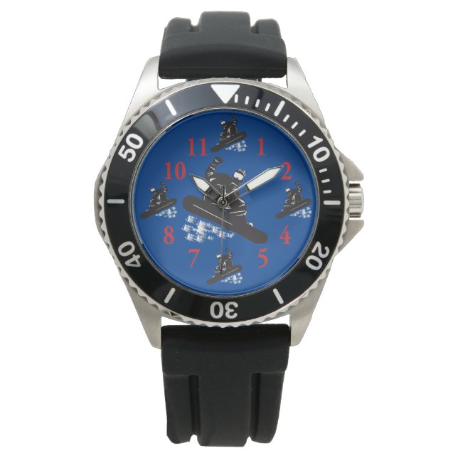 Montre Il Est Temps De Chauffer - Motoneige (devant)