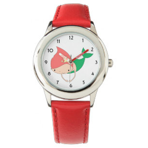 Montre illusima Coton Bonbon Sirène Rouge Enfants Regarde