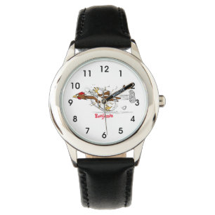 Montre Illustration amusante de poulet cool
