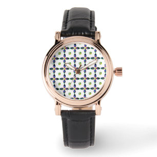 Montre Illustration d'art couleur de fleurs