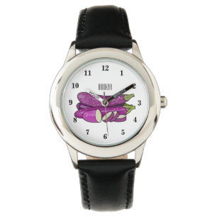 Montre Illustration d'aubergine