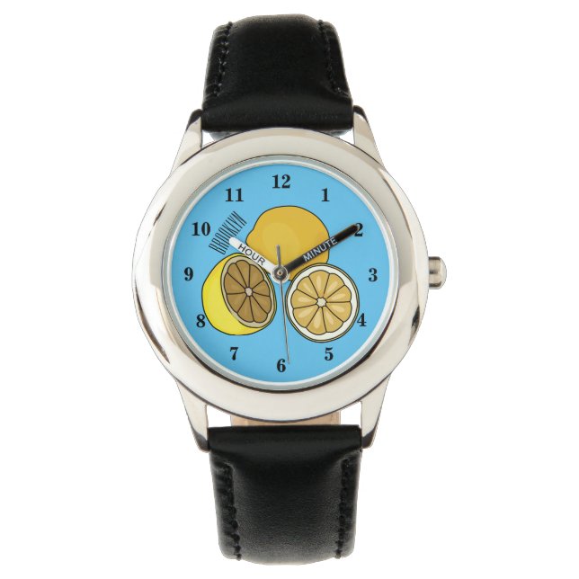 Montre Illustration de citron (devant)