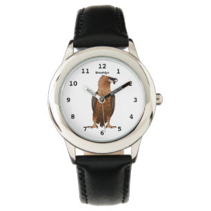 Montre Illustration de dessin animé autour du vautour