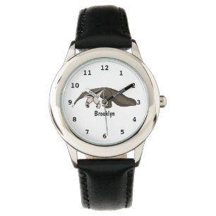 Montre Illustration de dessin animé d'Anteater happy