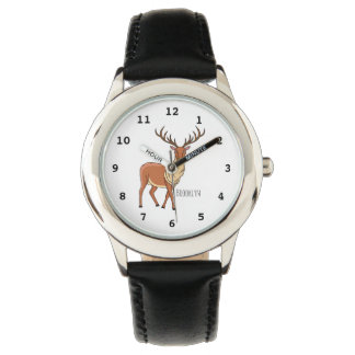 Montre Illustration de dessin animé de renne