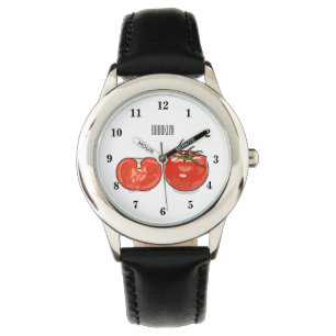 Montre Illustration de dessin sur la tomate
