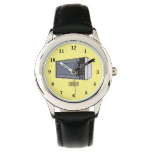 Montre Illustration de dessin sur micro-ondes