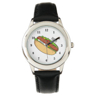 Montre Illustration de Hot dog