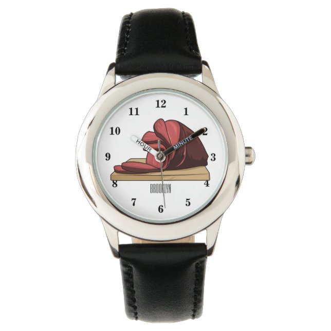 Montre Illustration de jambon (devant)