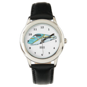 Montre Illustration de la bande dessinée d'un train à bal