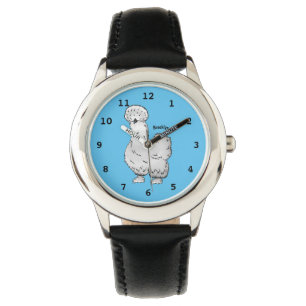 Montre Illustration de la caricature du poulet Silkie