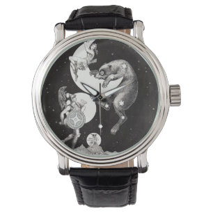 Montre Illustration de la nuit du dieu de l'univers du ci