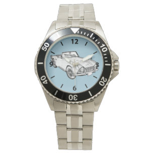 Montre Illustration De La Voiture De Sport Triumph Tr4