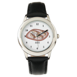 Montre Illustration de l'éclair de chocolat
