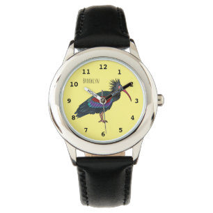 Montre Illustration de l'ibis à chauve-souris du nord