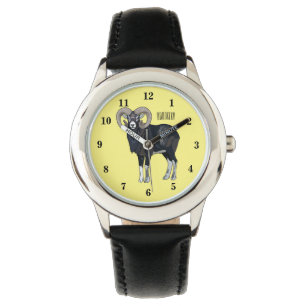 Montre Illustration de mouflon, mouton
