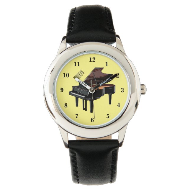 Montre Illustration de piano (devant)