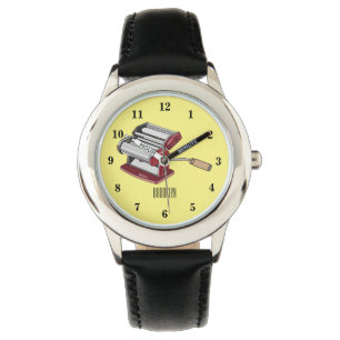 Montre Illustration d'un fabricant de pâtes alimentaires