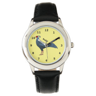 Montre Illustration d'un oiseau siamois victime d'un tir